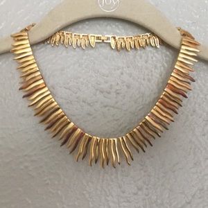 Golden Sun Ray Necklace